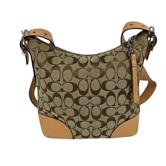 Coach Vintage Signature Monogram Shoulder Bag - Picture 2 of 9